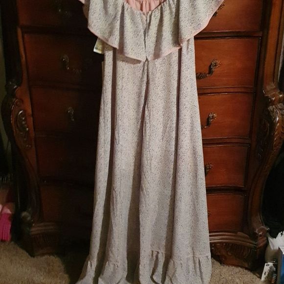 NWT June & Hudson Off The Shoulder Maxi Dress sz L - Picture 6 of 6